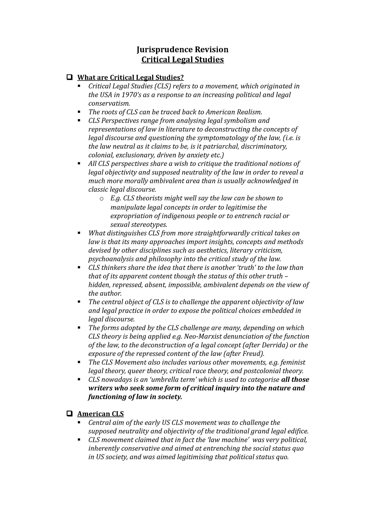 critical-legal-studies-rn-jurisprudence-revision-critical-legal