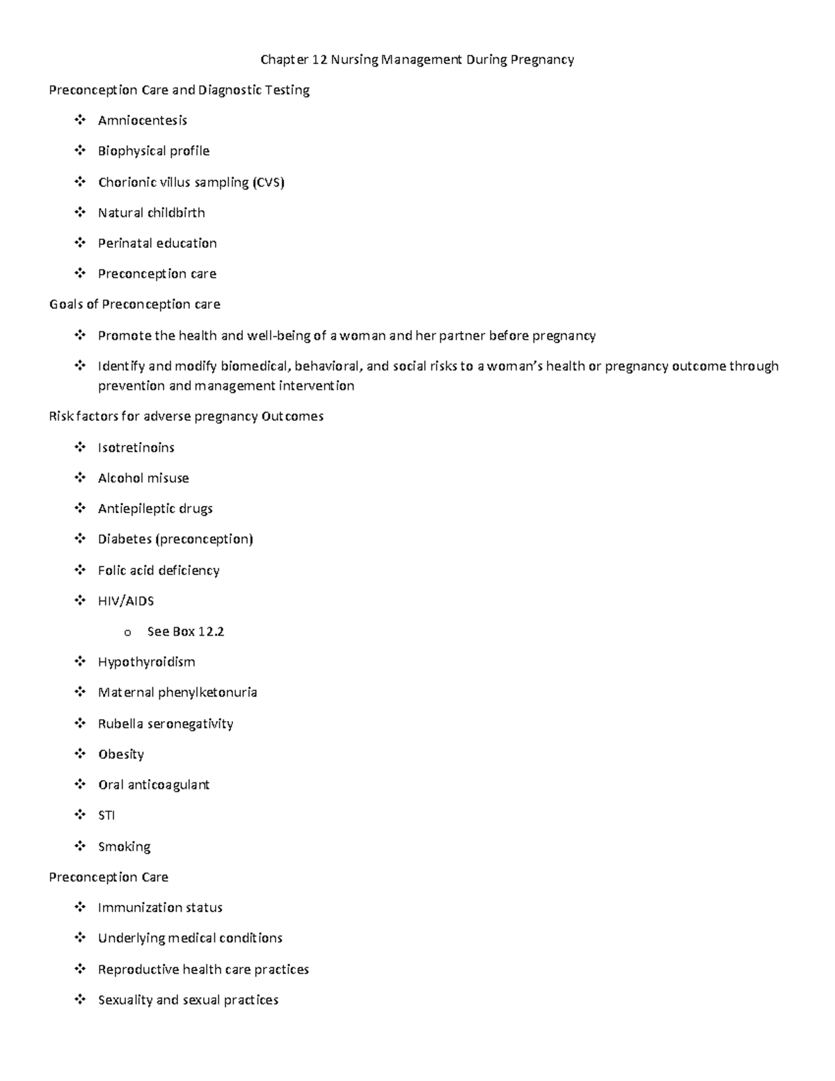 2234 Chapter 12 Print - Stephanie Marple - Chapter 12 Nursing ...