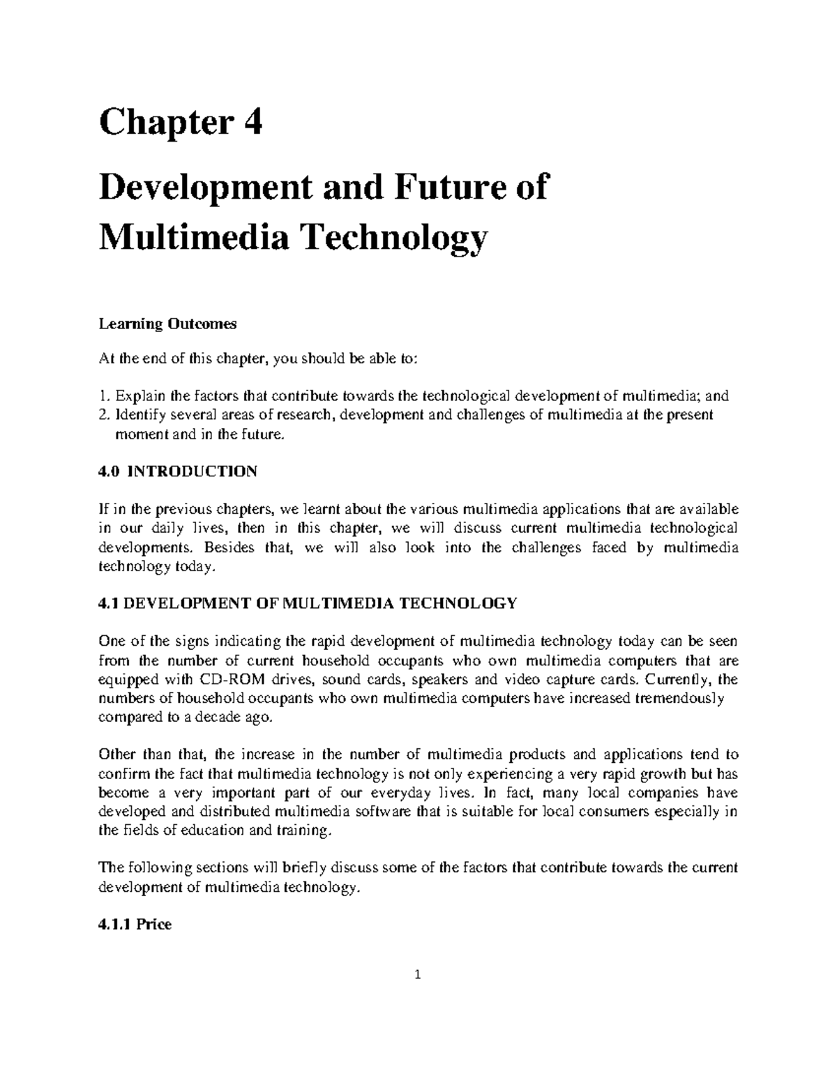 Chapter 4 - lecture notes from college - Chapter 4 Development and ...