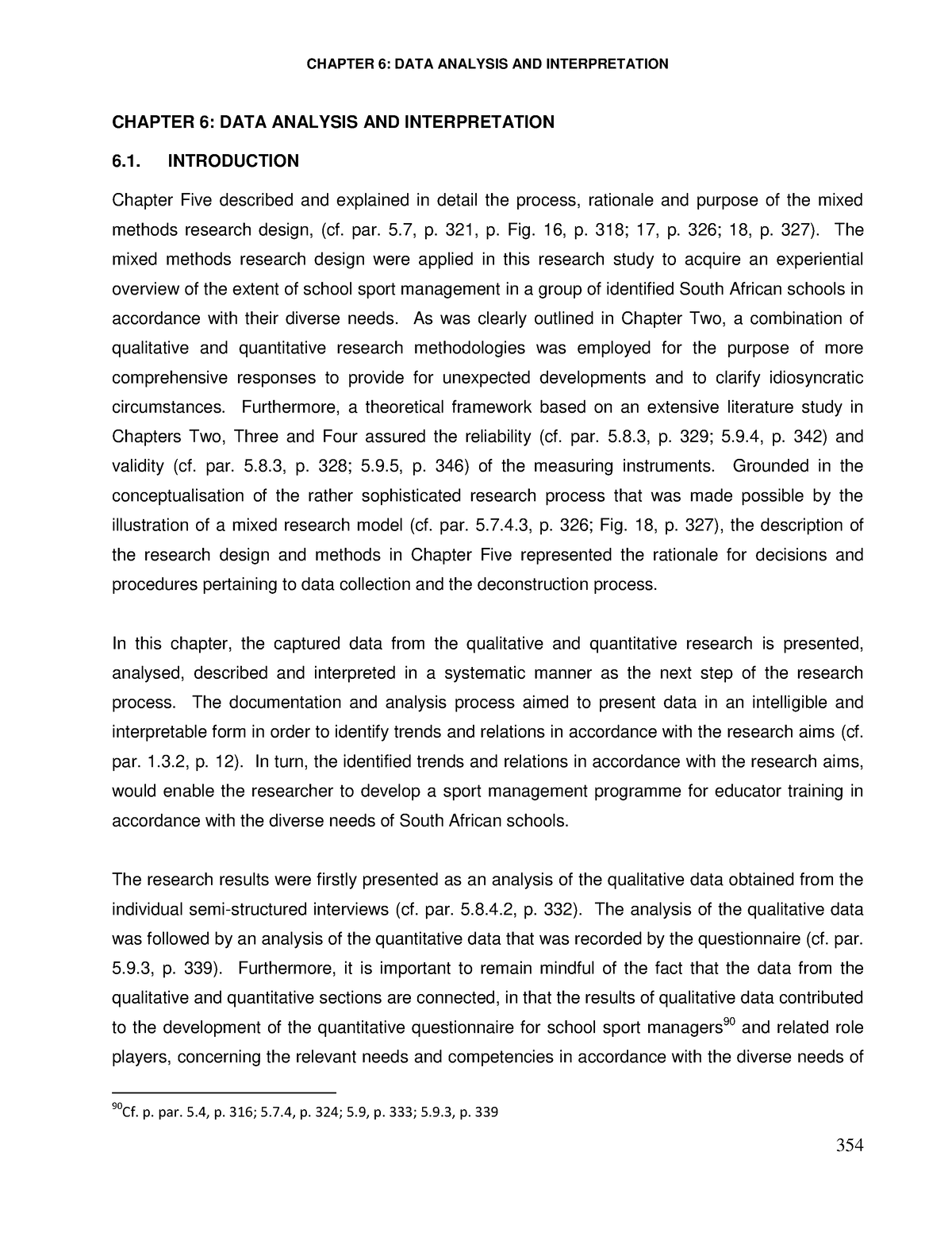 Chapter 6- Dataanalysisandinterpretation - CHAPTER 6: DATA ANALYSIS AND ...