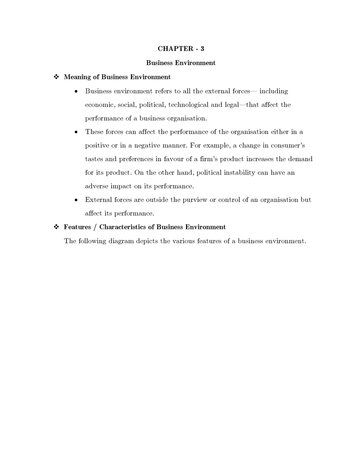 Bst 12th Chap 3 - Business Studies Notes - CHAPTER - 3 Business ...