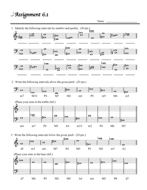 assignment 9.1 music theory