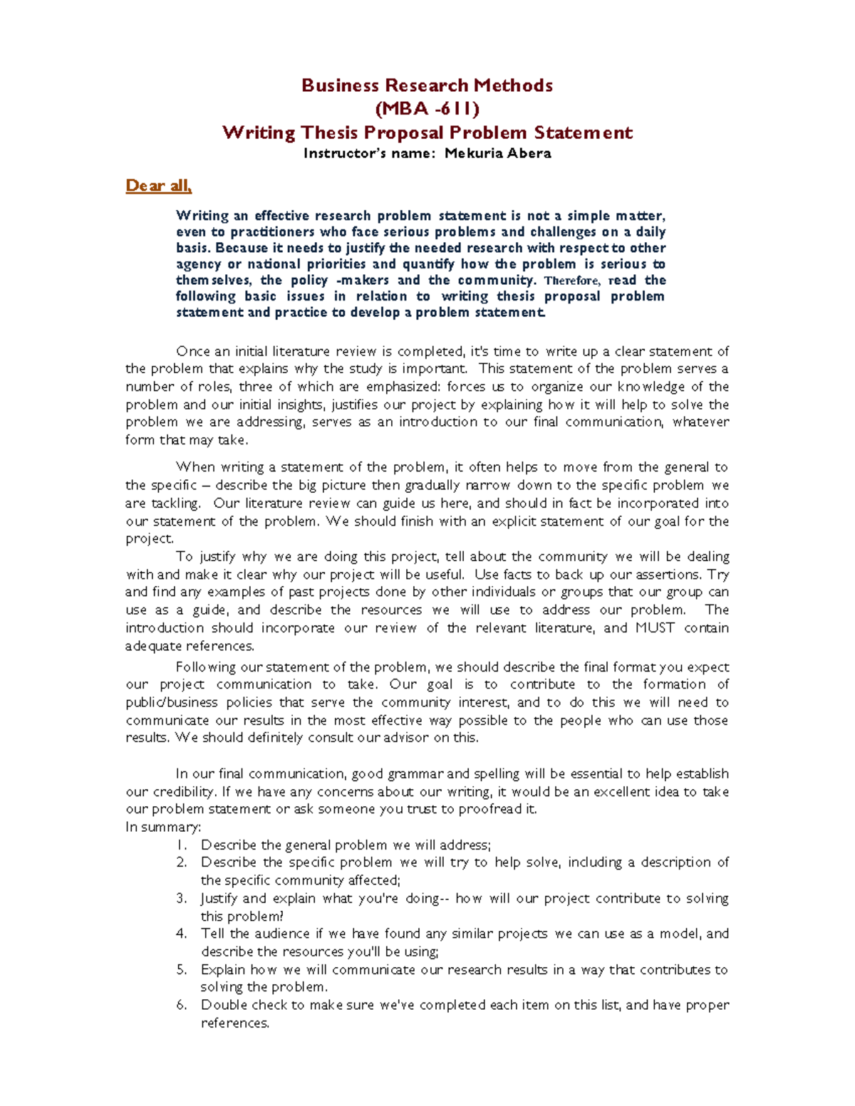 problem-statement-writing-business-research-methods-mba-6-11