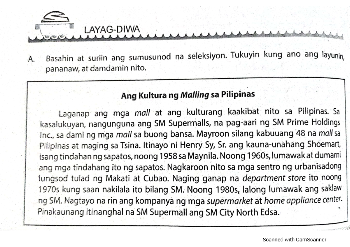 Filipino Sa Iba't Ibang Disiplina 123 - Information Technology - Studocu