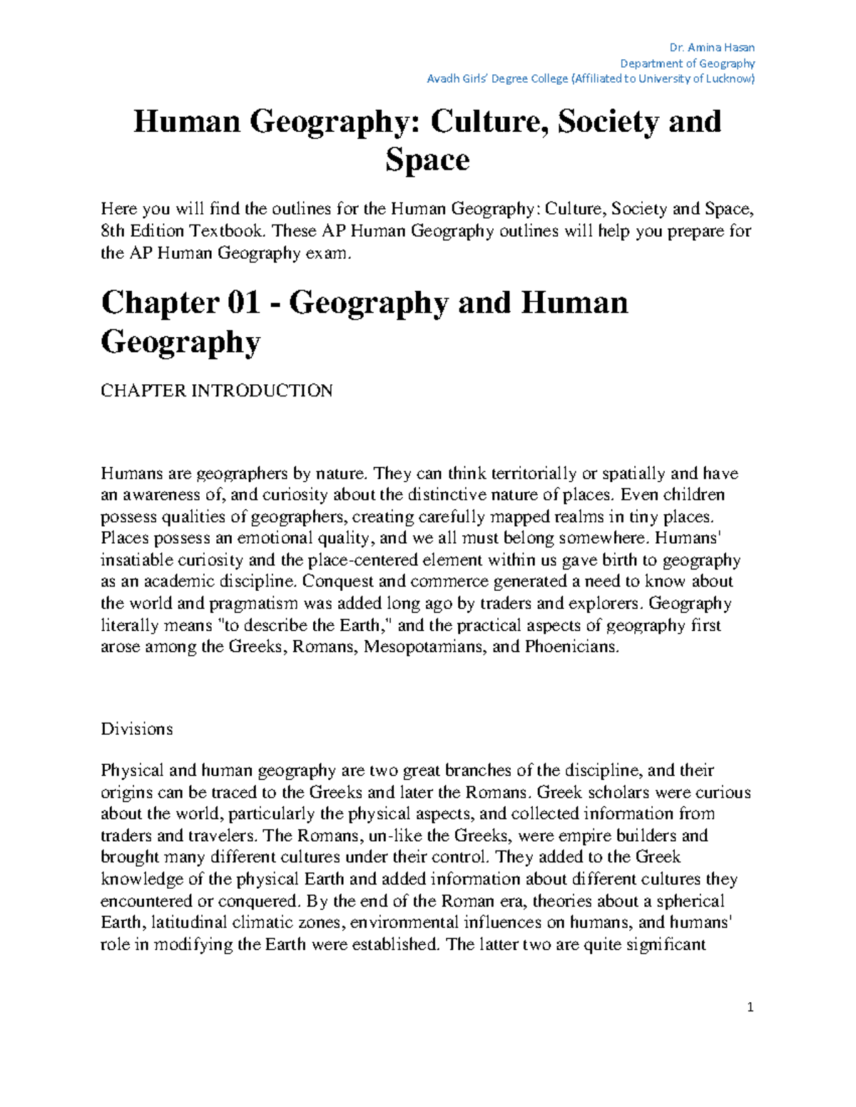 202004 261258144679 arun dwivedi geog Human Geography Department of