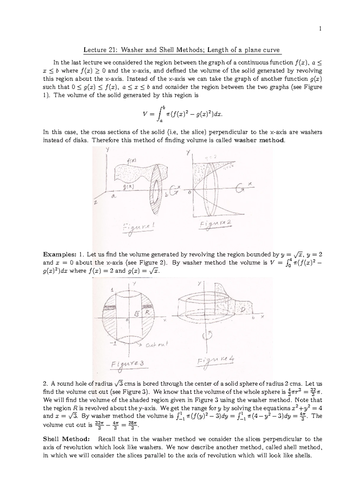 Surface Area; Surface Integrals - (1) We will now drive a formula for ...