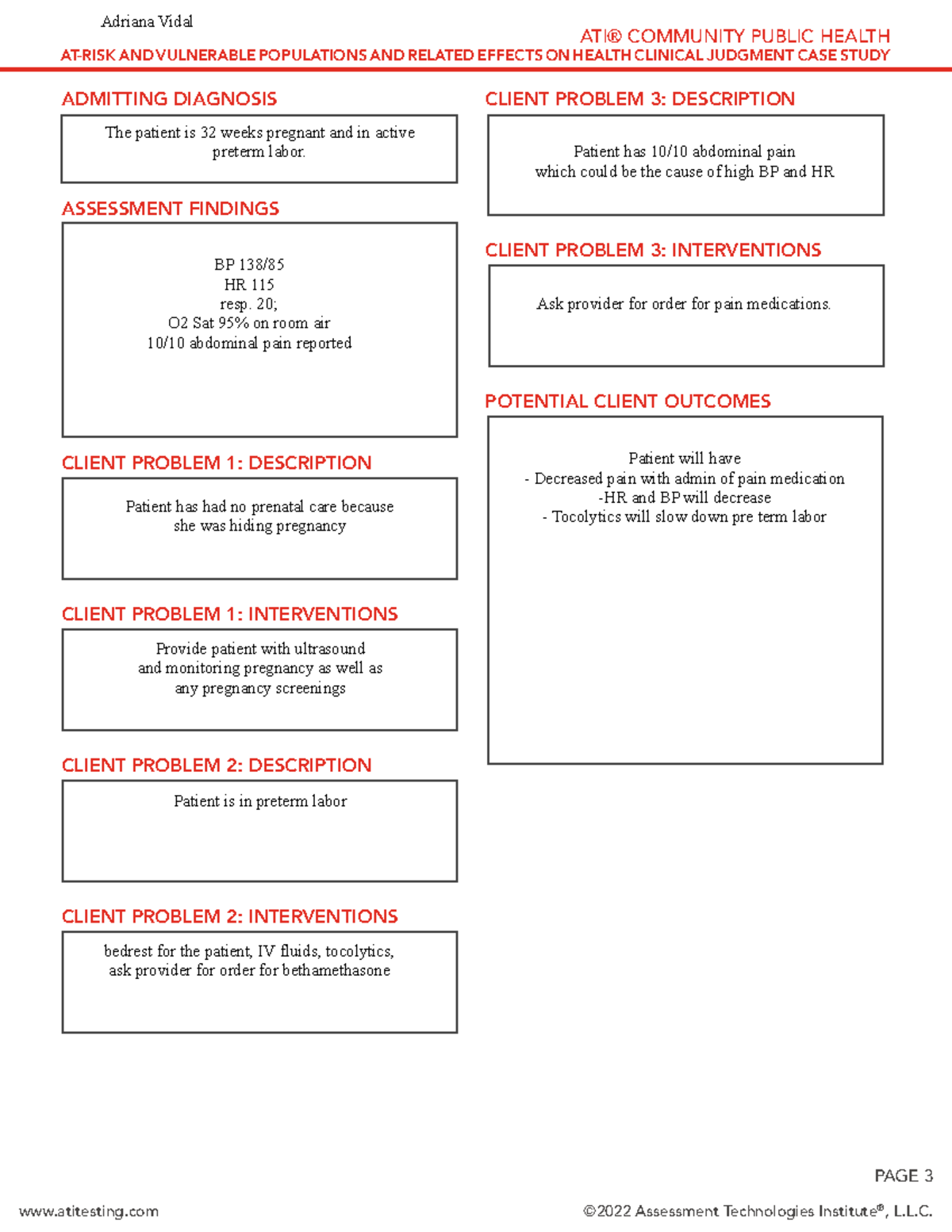 case study analysis public health