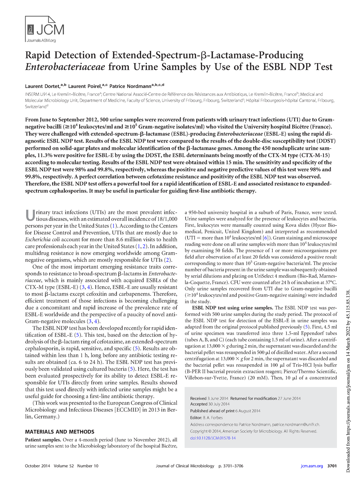 Rapid Detection Of Extended Spectrum Lactamase Producing   Thumb 1200 1606 