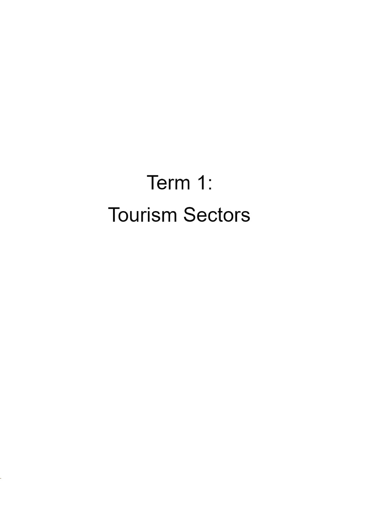 tourism grade 11 term 1 assignment