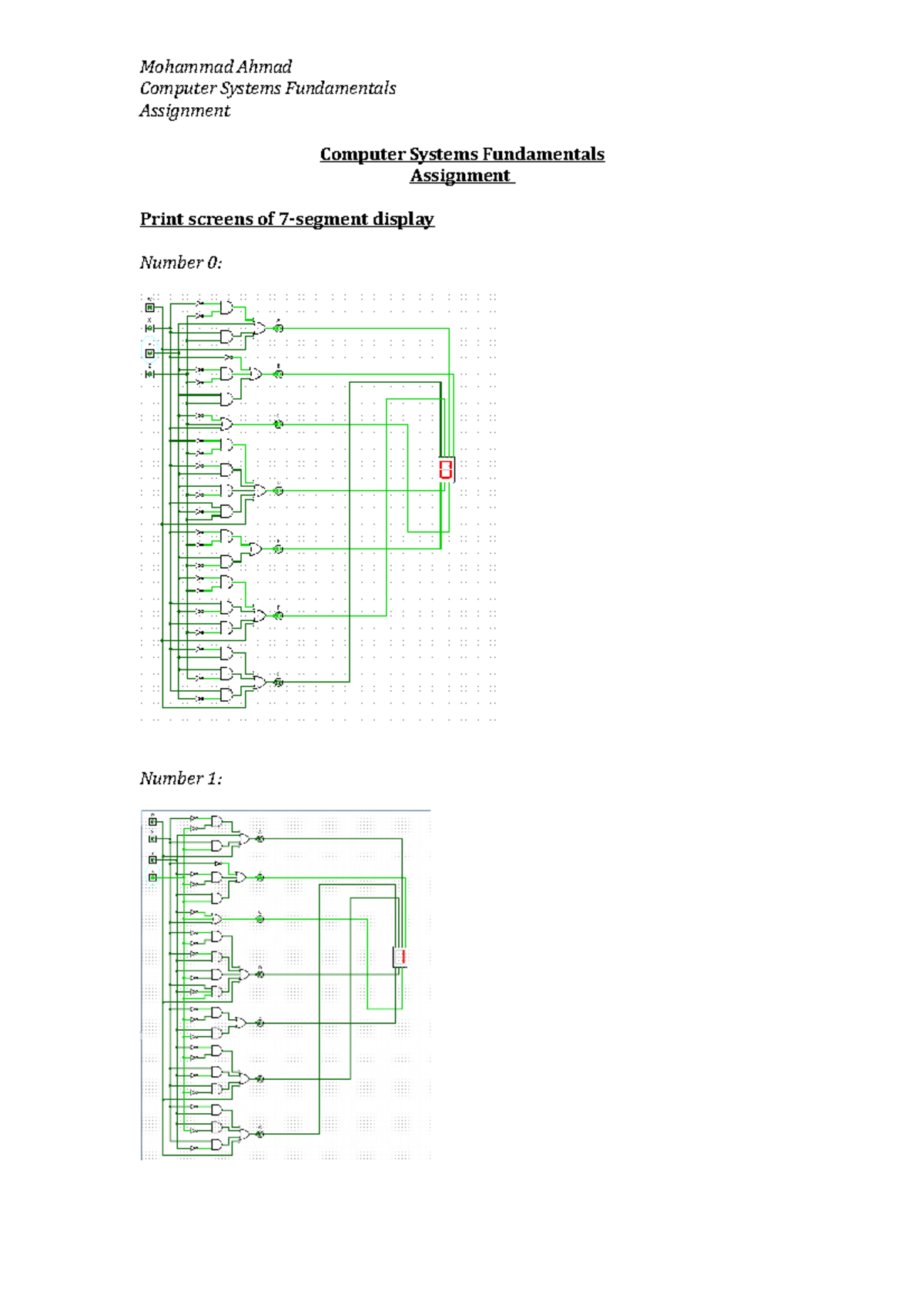 computer systems assignment 1