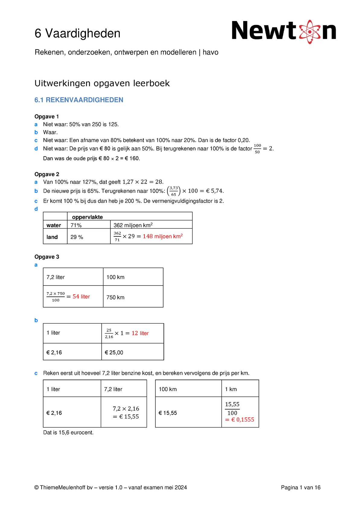 6.1 Uitwerkingen 4H - Het 2de Koe - Uitwerkingen Opgaven Leerboek 6 ...