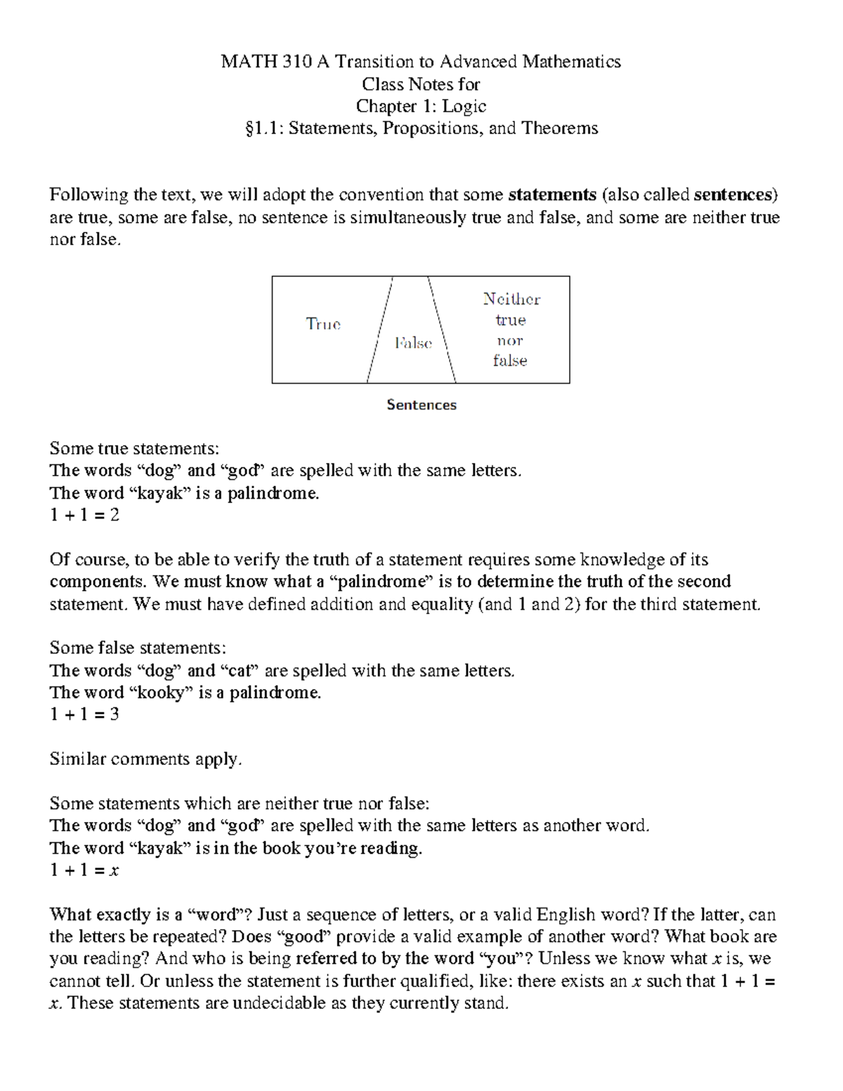 Section 1-1notes - aaaaaaaaaaaa - MATH 3 10 A Transition to Advanced ...