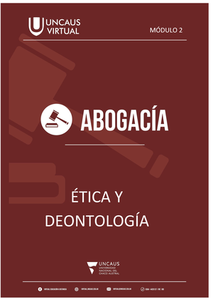 Unidad 1 PFD Etica Y Deontologia - .. Y DEONTOLOGÕA M”DULO 1 UNIDAD I ...