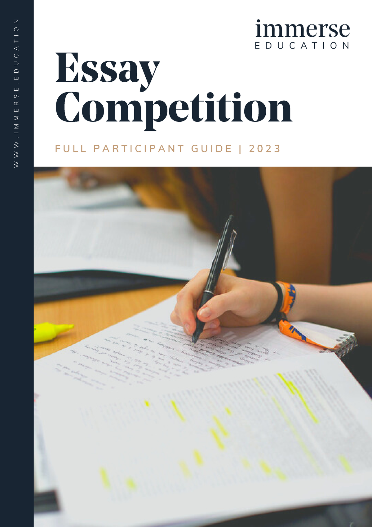 immerse essay competition topics 2023