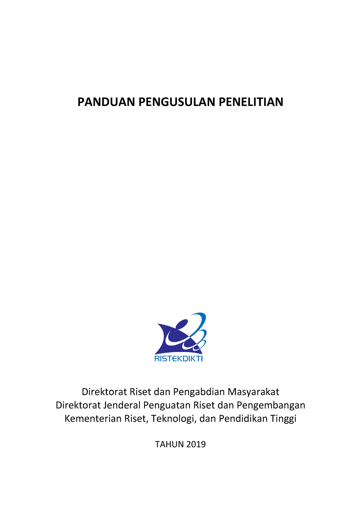 Panduan Pengusulan Proposal Penelitian - PANDUAN PENGUSULAN PENELITIAN ...