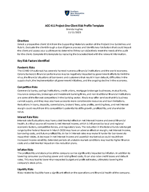 ACC 411 Module Five Audit Report Template - ACC 411 Module Five Audit ...