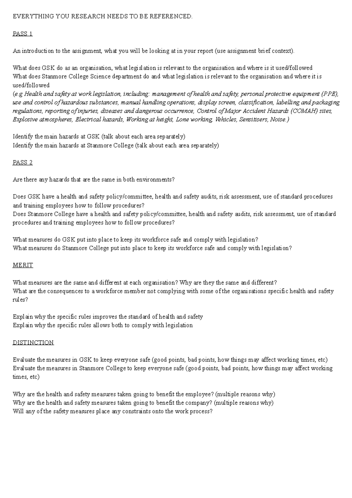 A1 Helpsheet - UNIT 4 - EVERYTHING YOU RESEARCH NEEDS TO BE REFERENCED ...