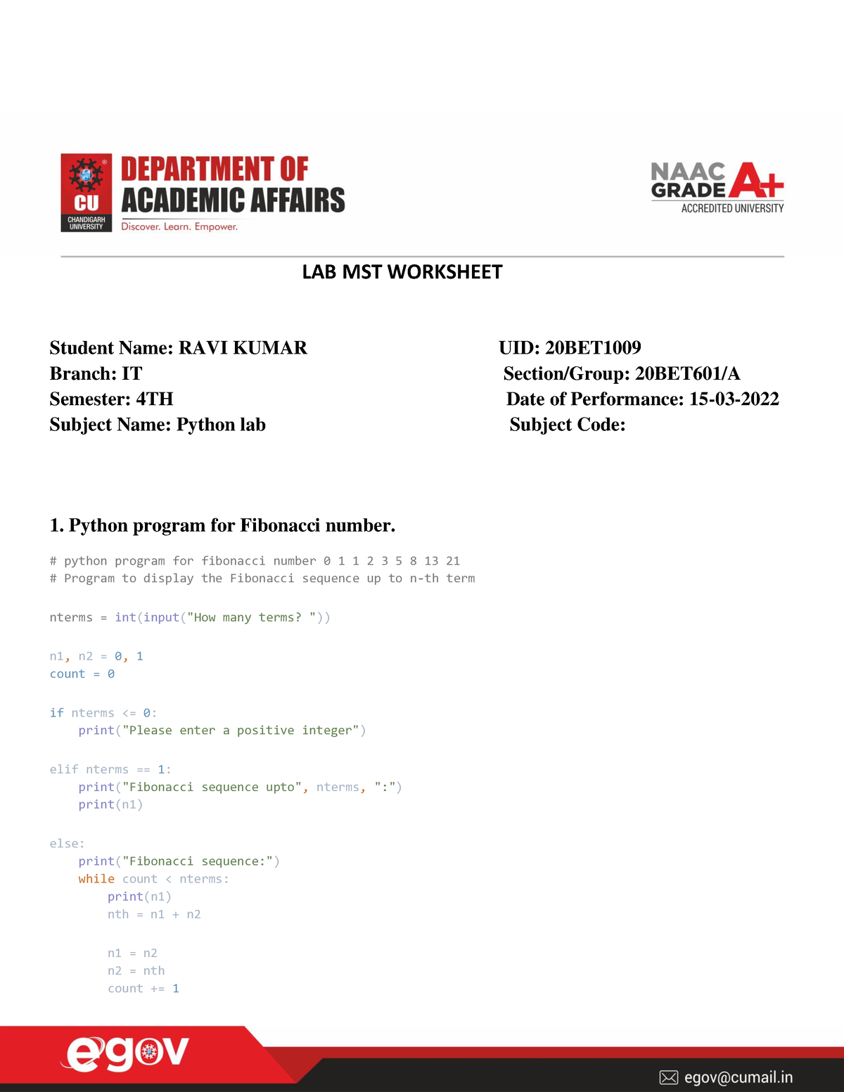 lab-mst-python-lab-mst-worksheet-student-name-ravi-kumar-uid-20bet