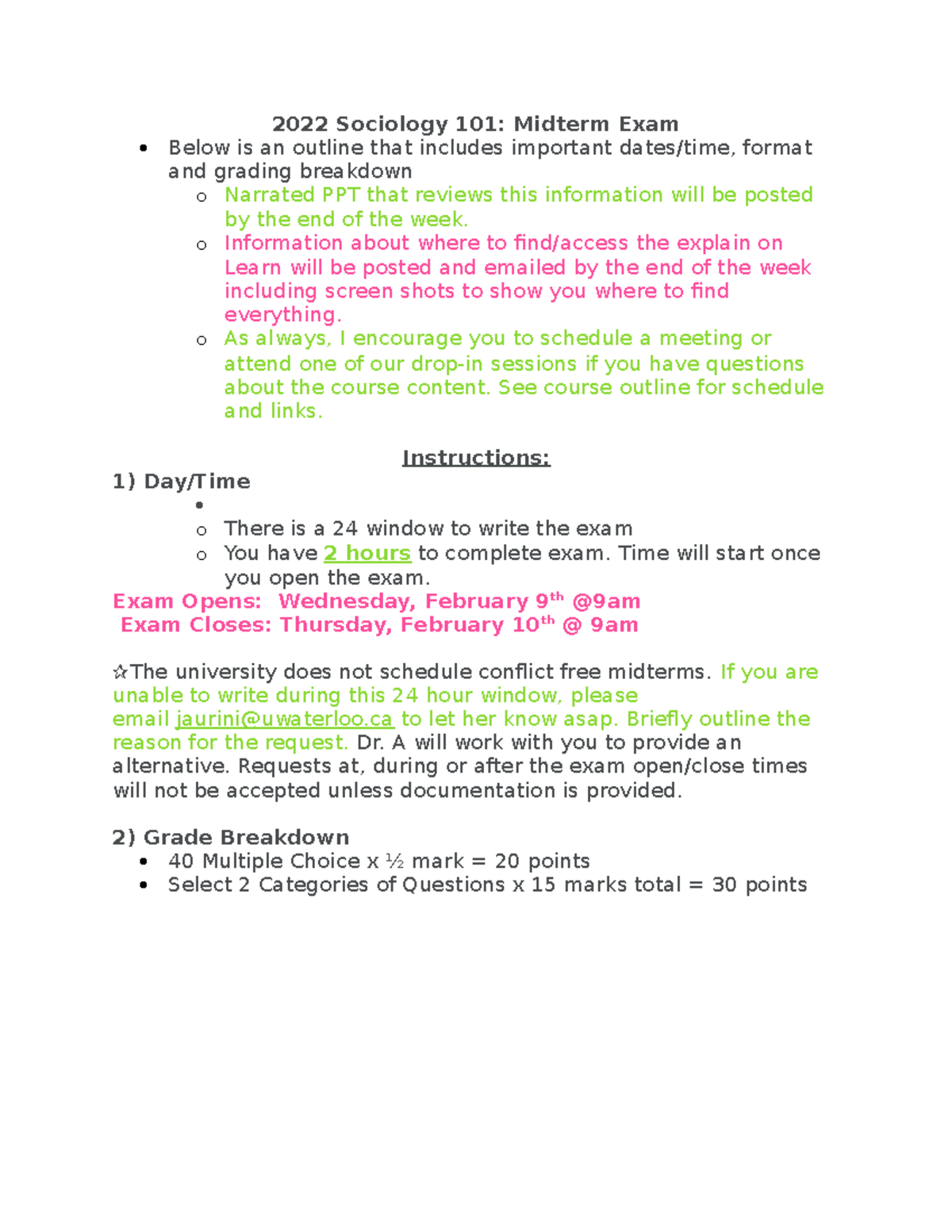 Soc 101 Exam 1 29 - cwyctfy