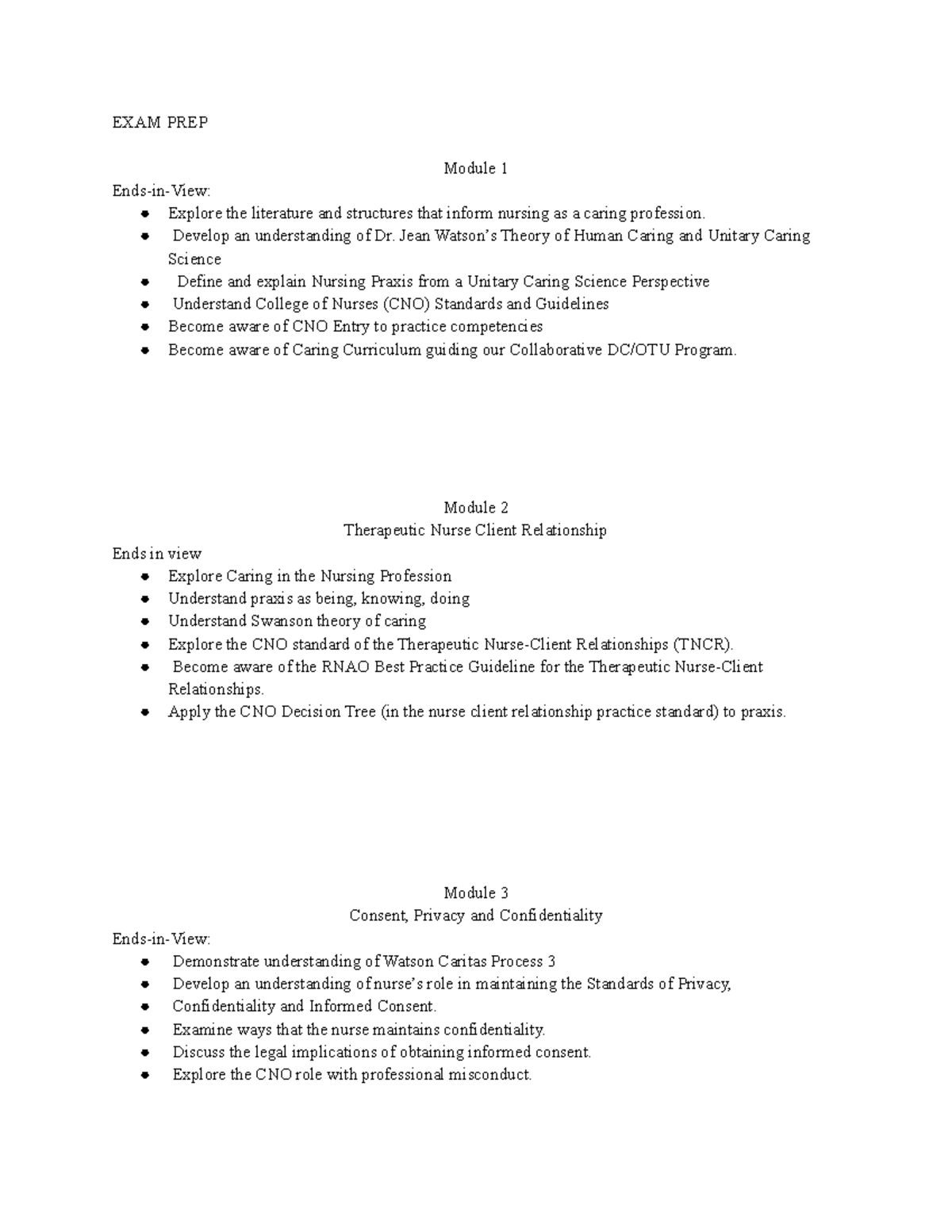EXAM PREP - nice - EXAM PREP Module 1 Ends-in-View: Explore the ...