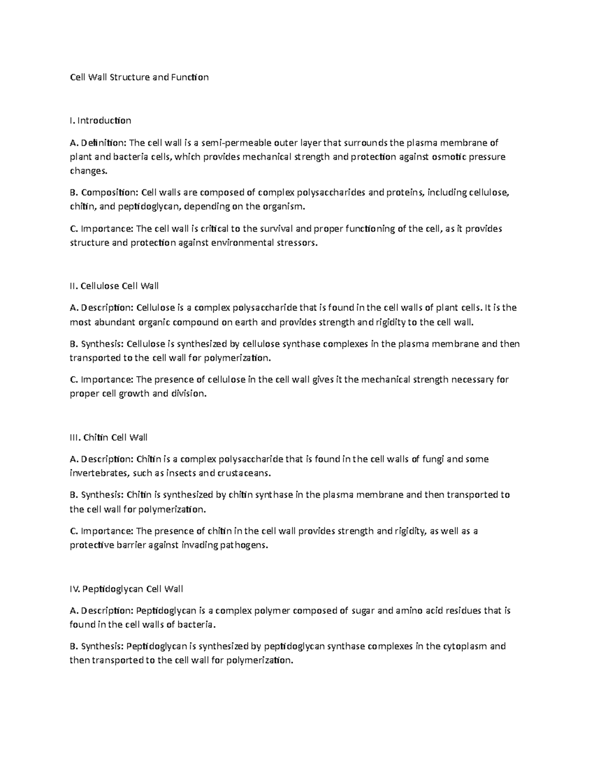 cell-wall-structure-and-function-introduction-a-definition-the-cell