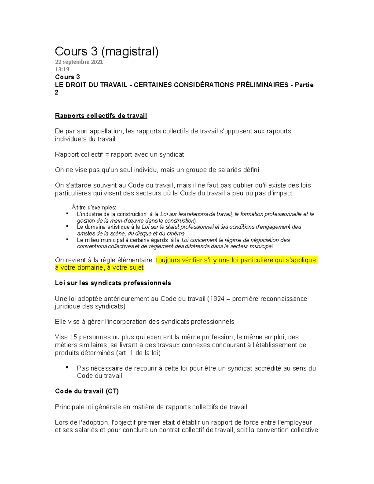 Cours 3- notes - REI 1140G - UdeM - Studocu