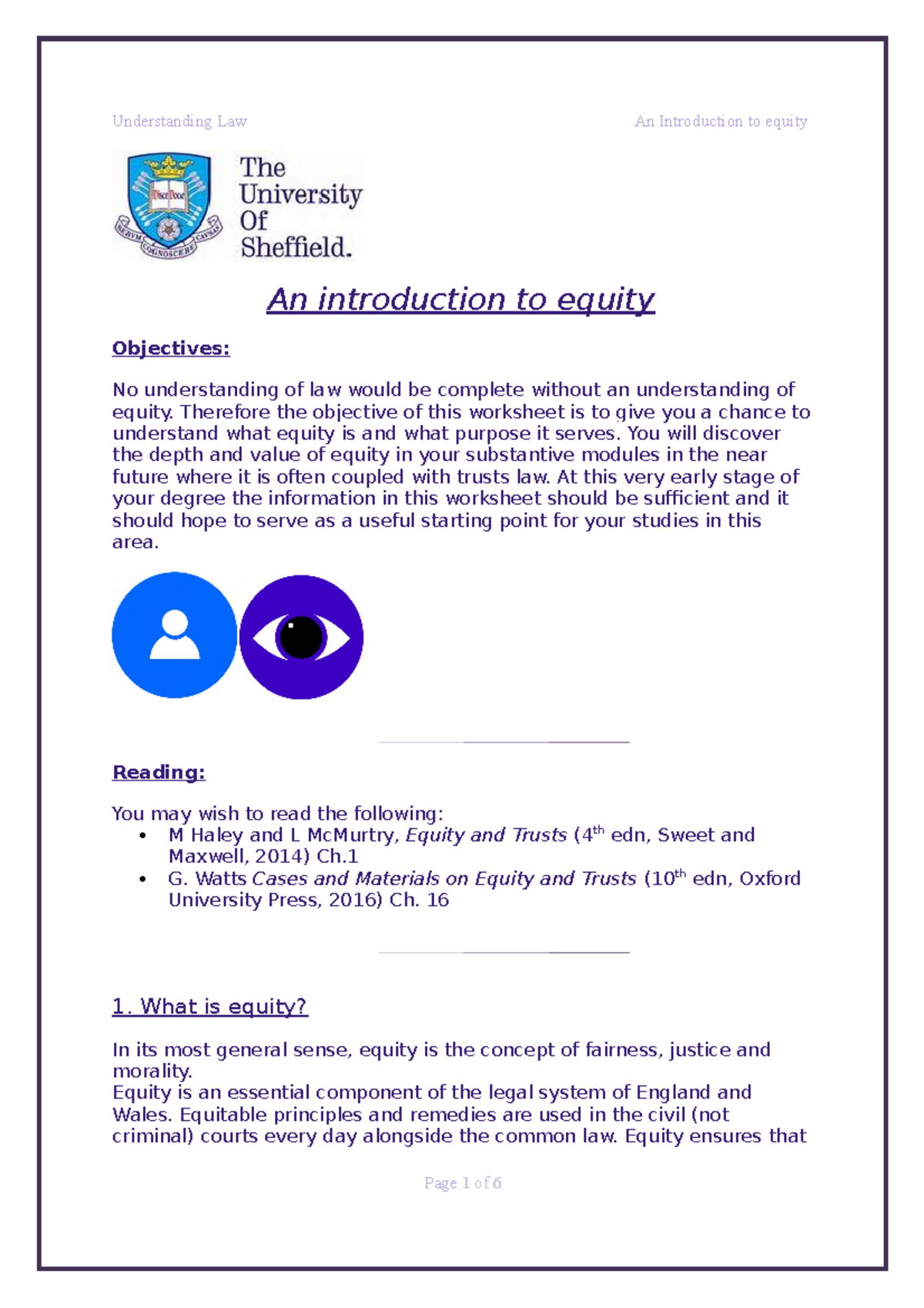 An Introduction to Equity and Trusts from Understanding Law ...