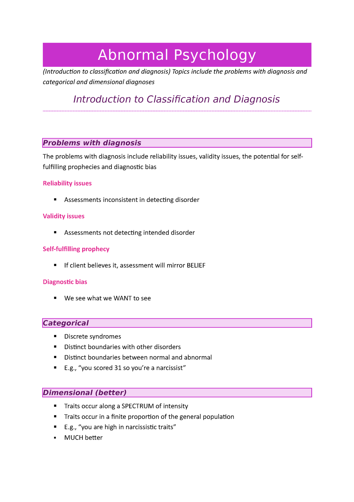 abnormal psychology extended essay topics