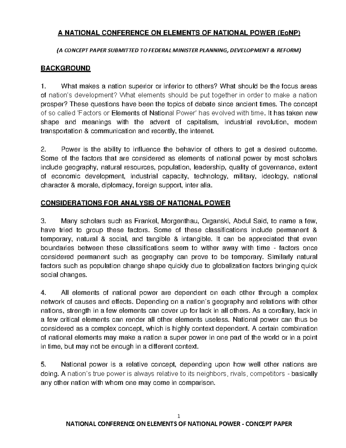 4th CPEC Paper Conference on Eo NP 2 - 1 A NATIONAL CONFERENCE ON ...