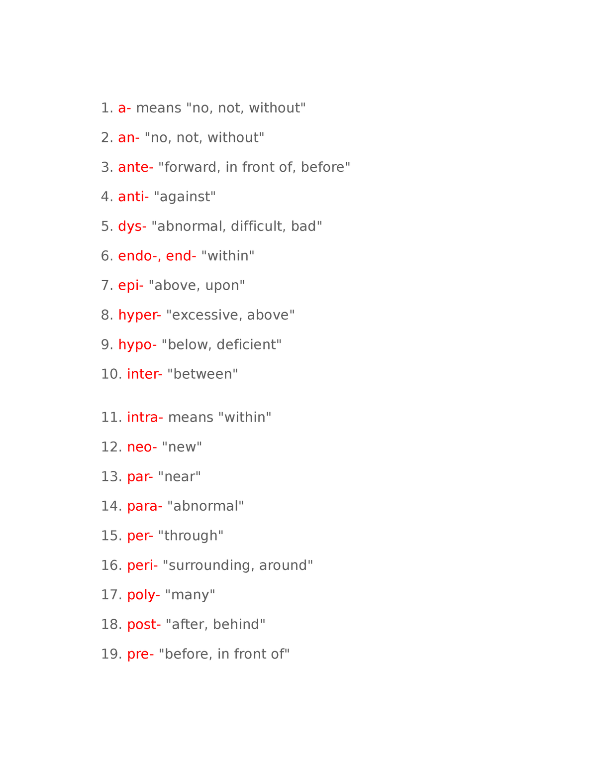 notes-on-medical-terminology-a-means-no-not-without-an-no-not