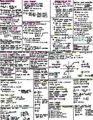 Functions - complex numbers i= -1T i±- sctyi = Cartesian form. Also ...