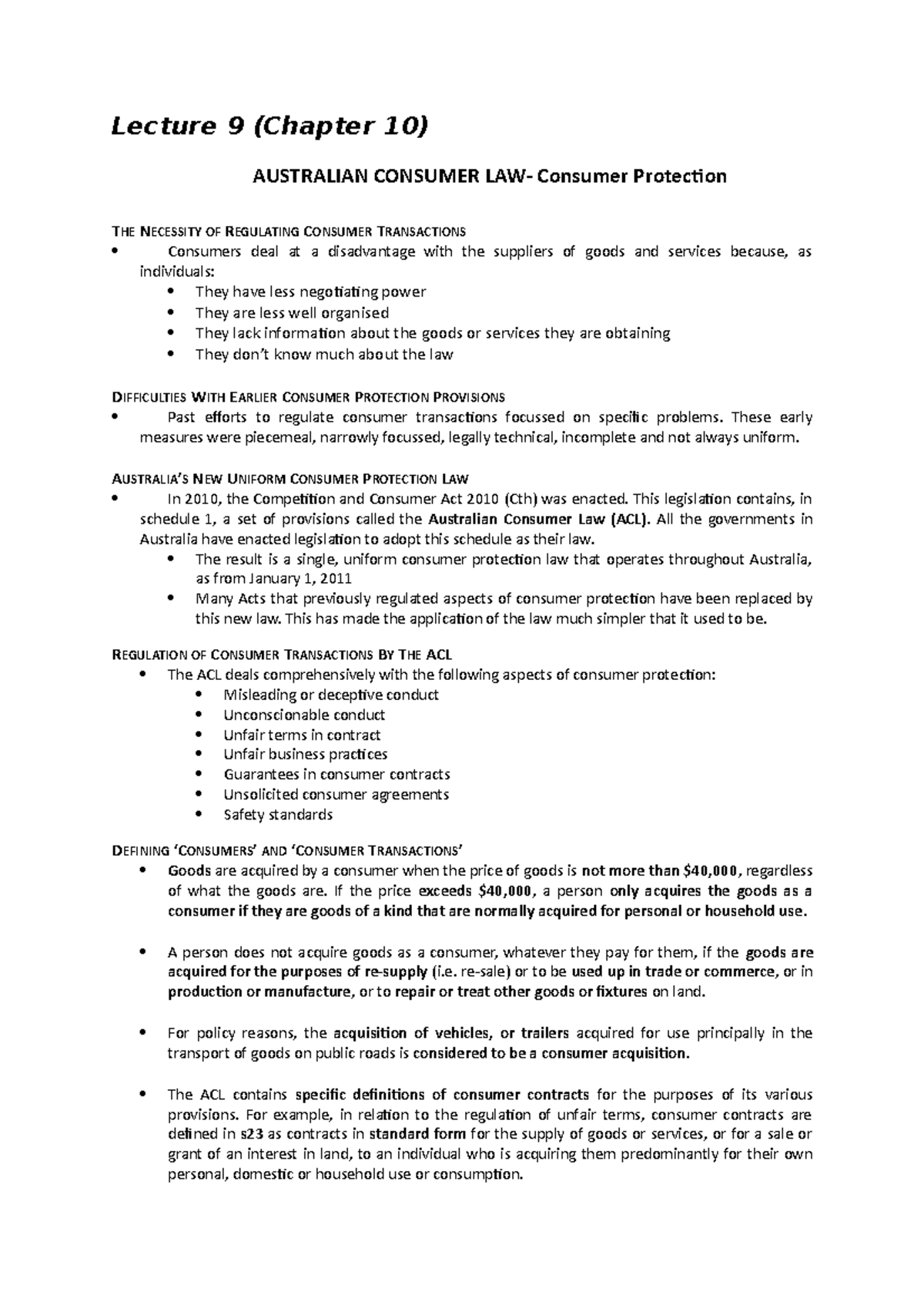 lecture-9-lecture-9-chapter-10-australian-consumer-law-consumer