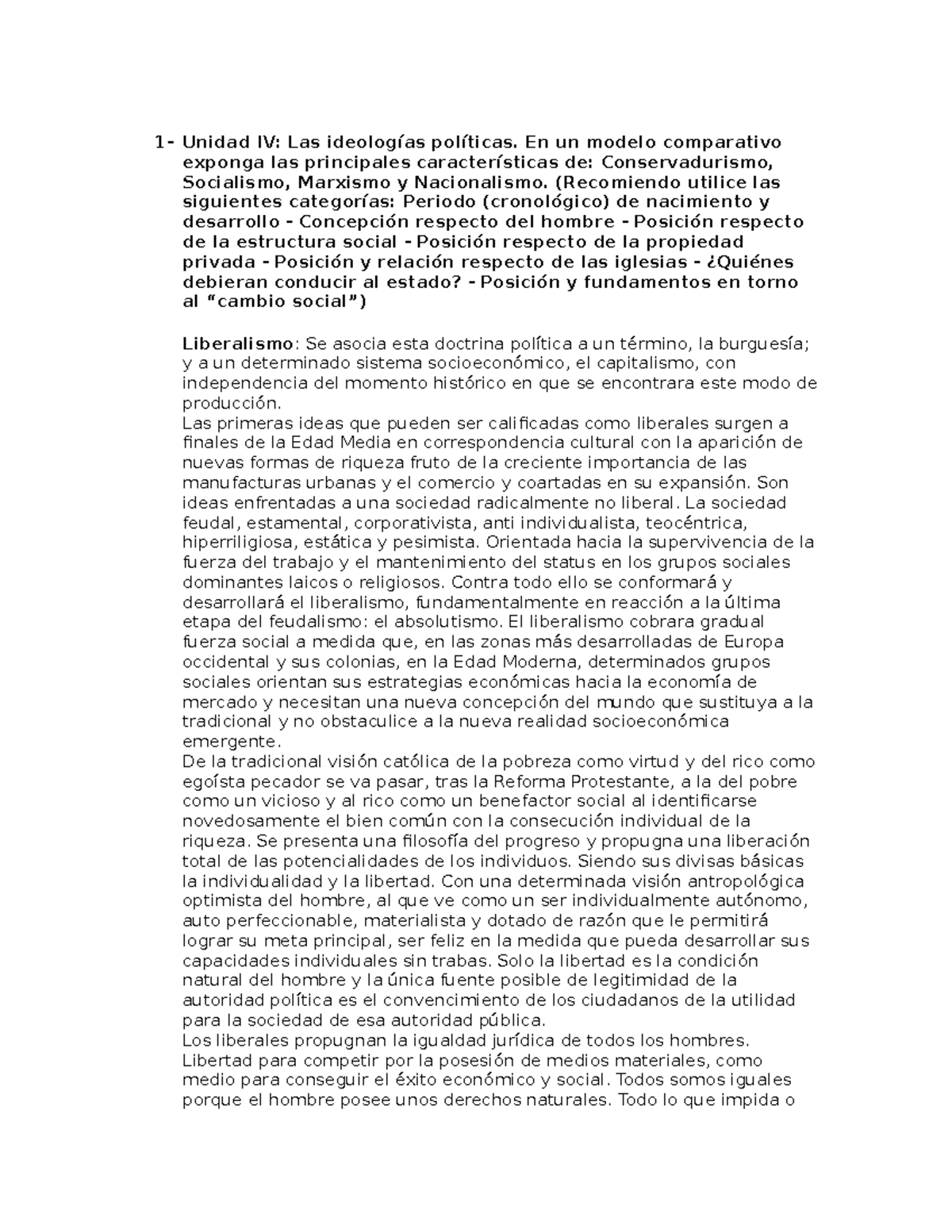 Resumen Caminal - Manual de Ciencia Política - 1- Unidad IV: Las ...