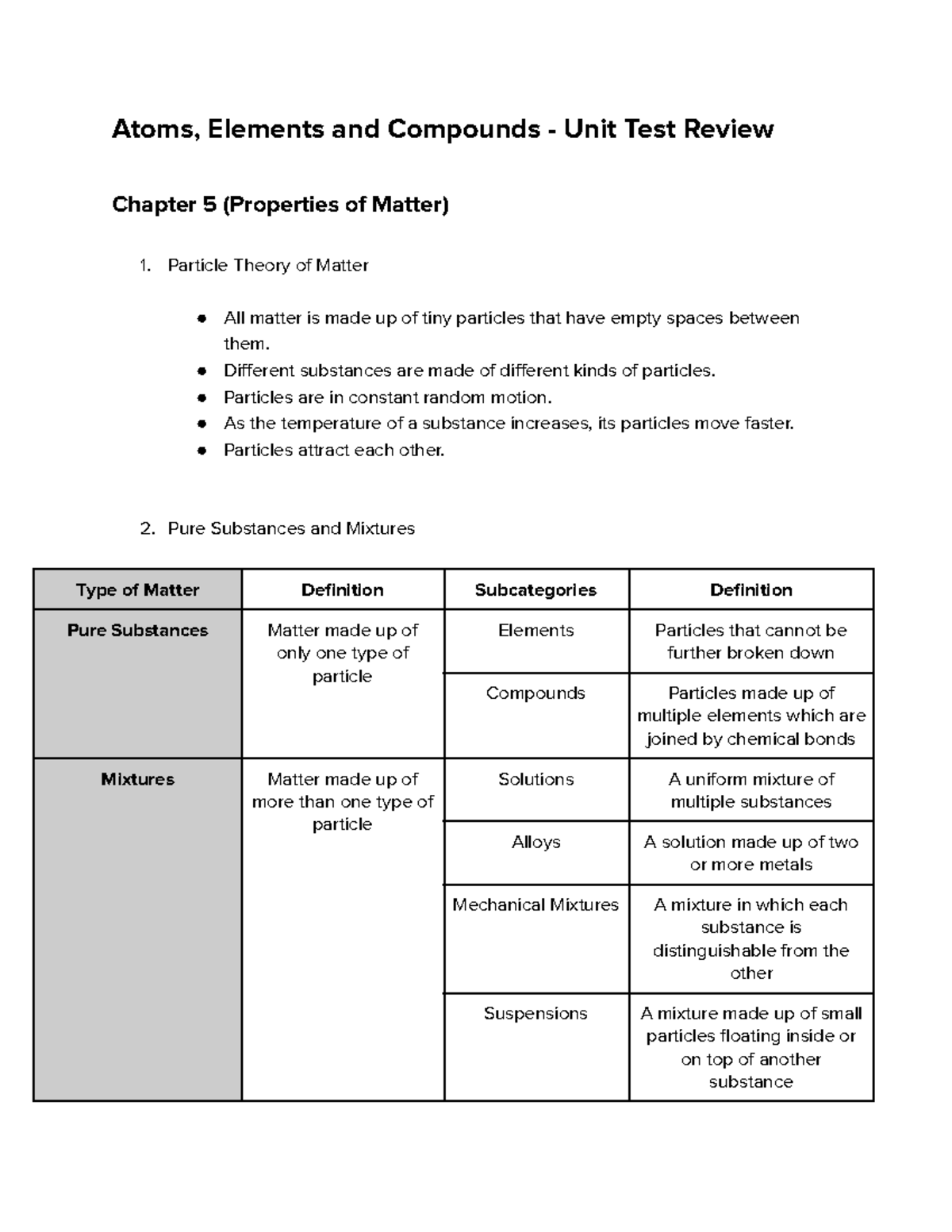 chemistry-test-review-atoms-elements-and-compounds-unit-test