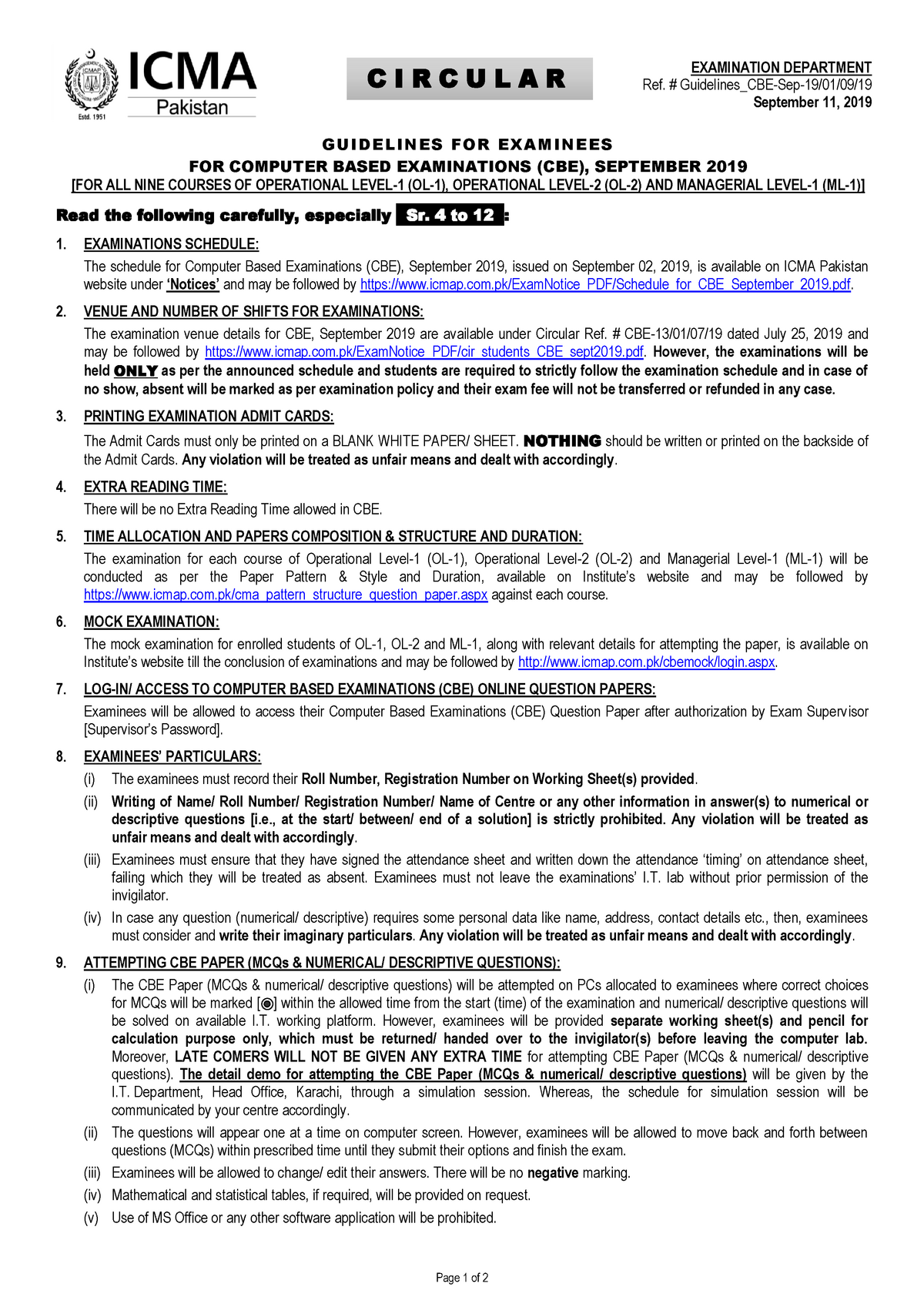 guidelines-for-examinees-cbe-september-2019-page-1-of-2-examination