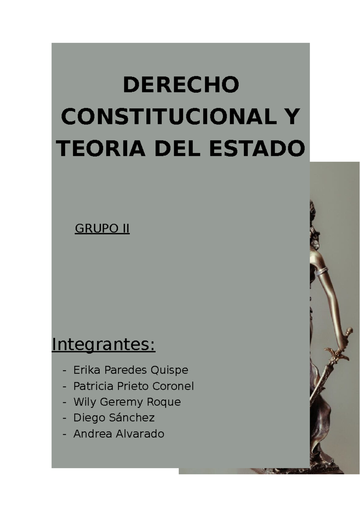 CONSTITUCIONALISMO - DERECHO CONSTITUCIONAL Y TEORIA DEL ESTADO GRUPO ...
