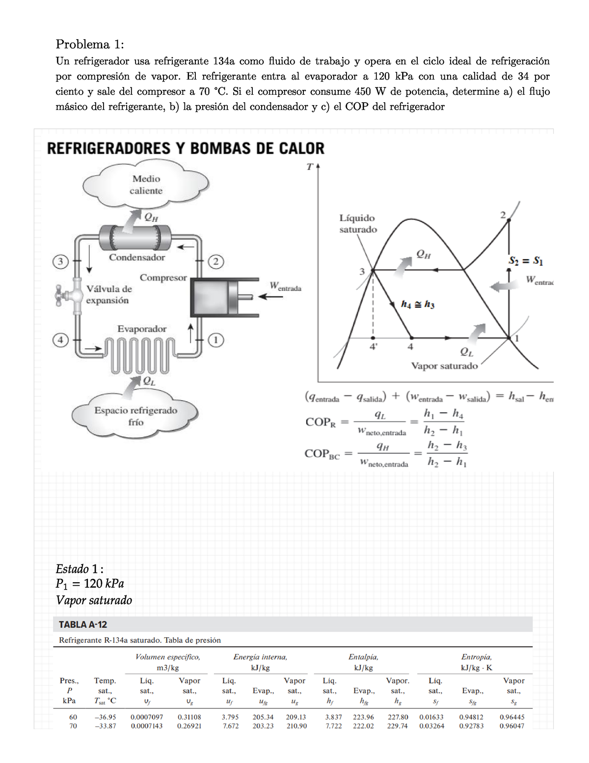 Clase 24 04 2023 M Tesx Problema 1 Un Refrigerador Usa