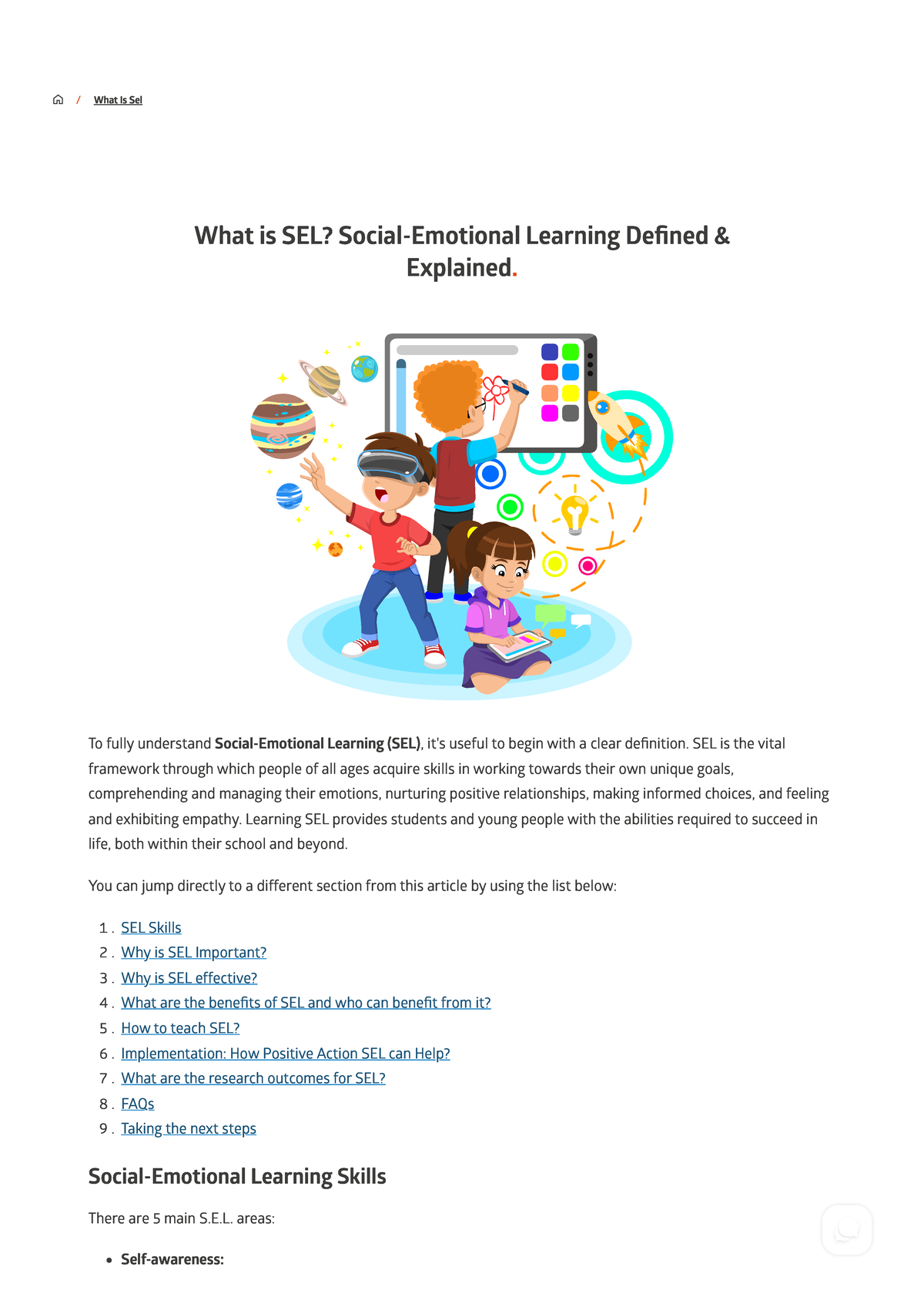 What is SEL Social-Emotional Learning Explained Positive Action ...