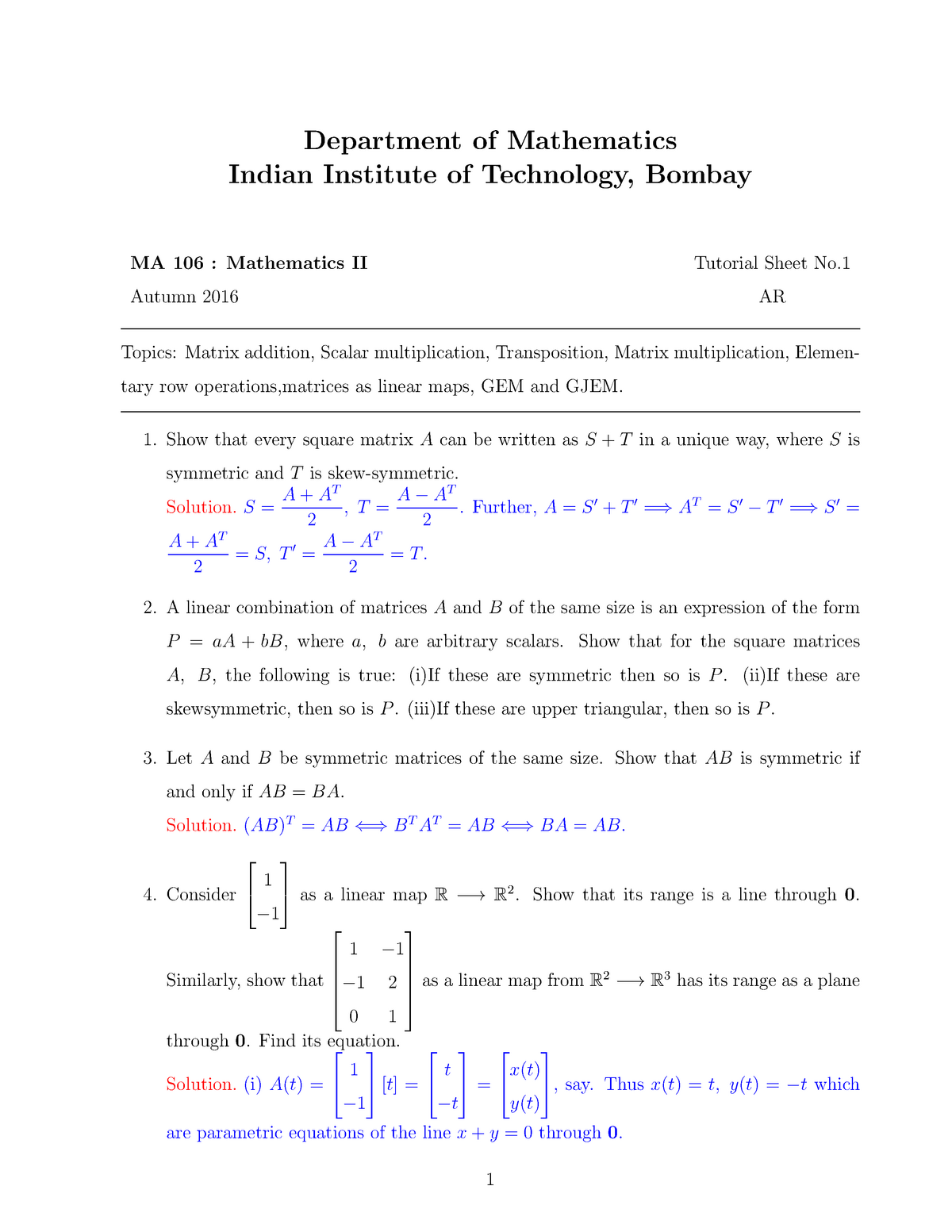 budapest semester in mathematics combinatorics coursenotes