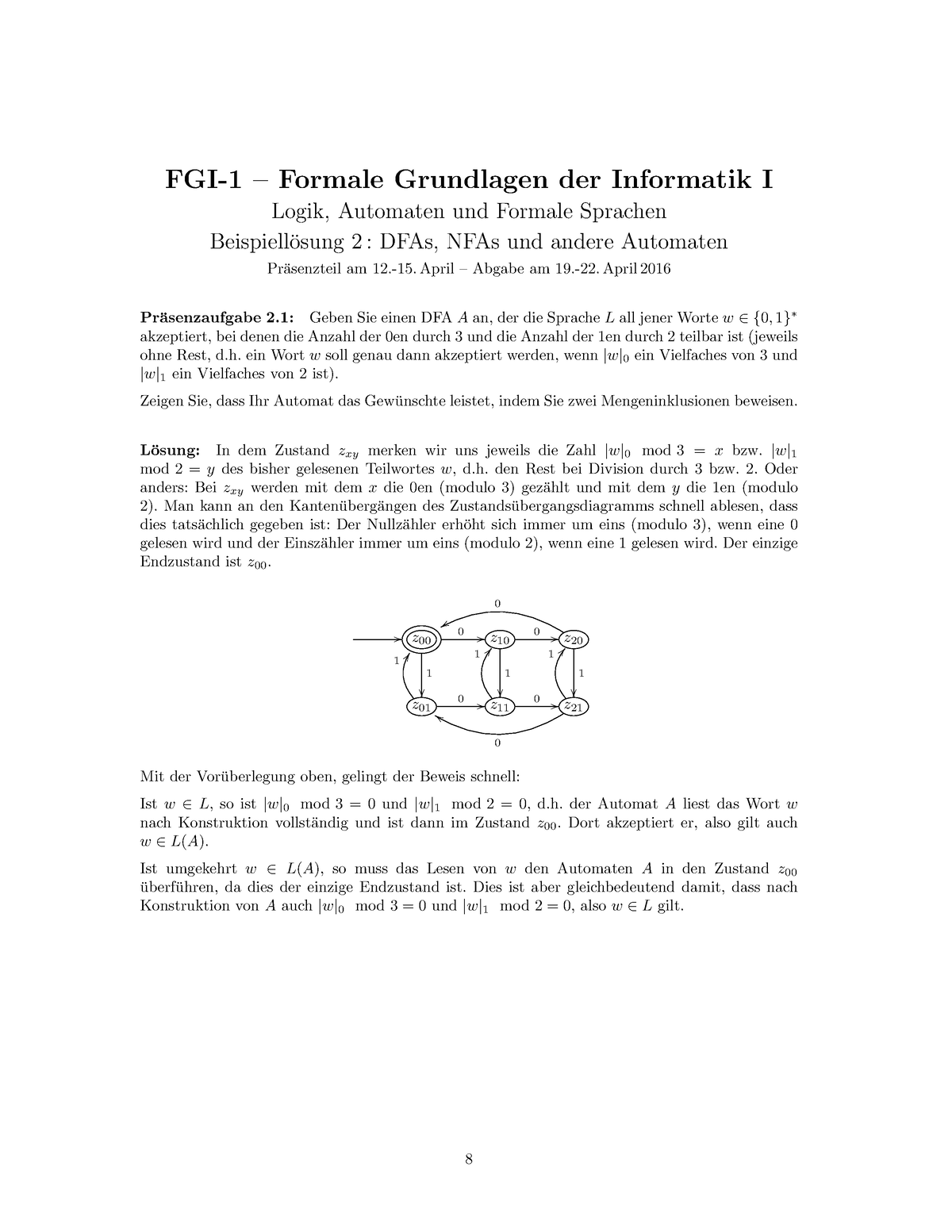 16fgi1 L2 Lernmaterial Für Die Klausur Des Moduls Die Materialien Sind Nicht Nur Für Fgi 1 7101