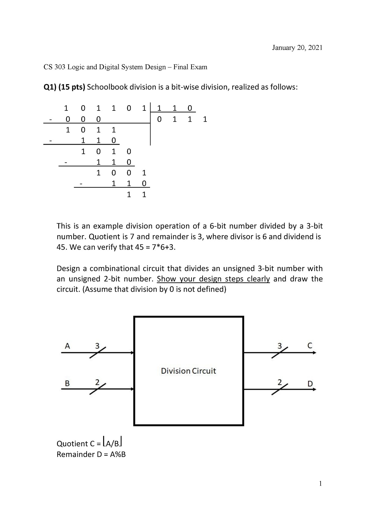 Sabancı CS 201 Midterm 2 Solutions, PDF, Text File