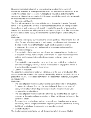 Microecon Practice - Chapter 14-17 - Part 7 - Questions for Review An ...