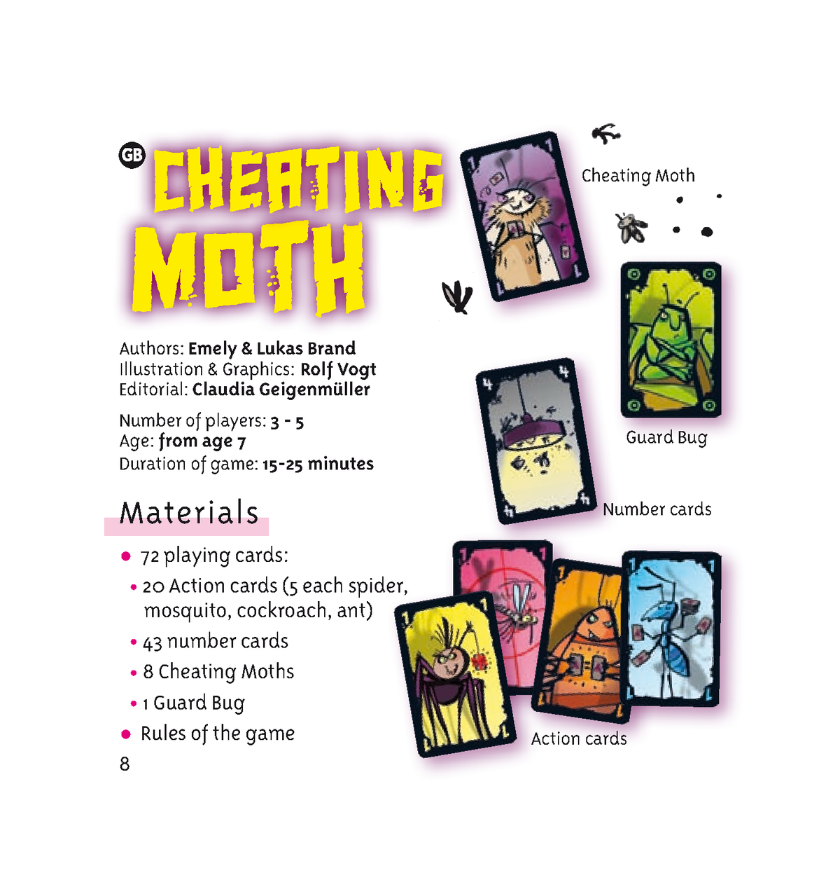 CHEATING MOTH Game Rules - How To Play CHEATING MOTH