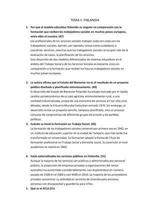 Trabajo Social Comparado T 2 Studocu