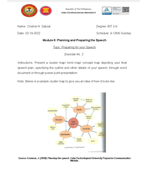 Cristine Sabsal - Module 4 Exercise No. 1 - Name: Cristine N. Sabsal ...