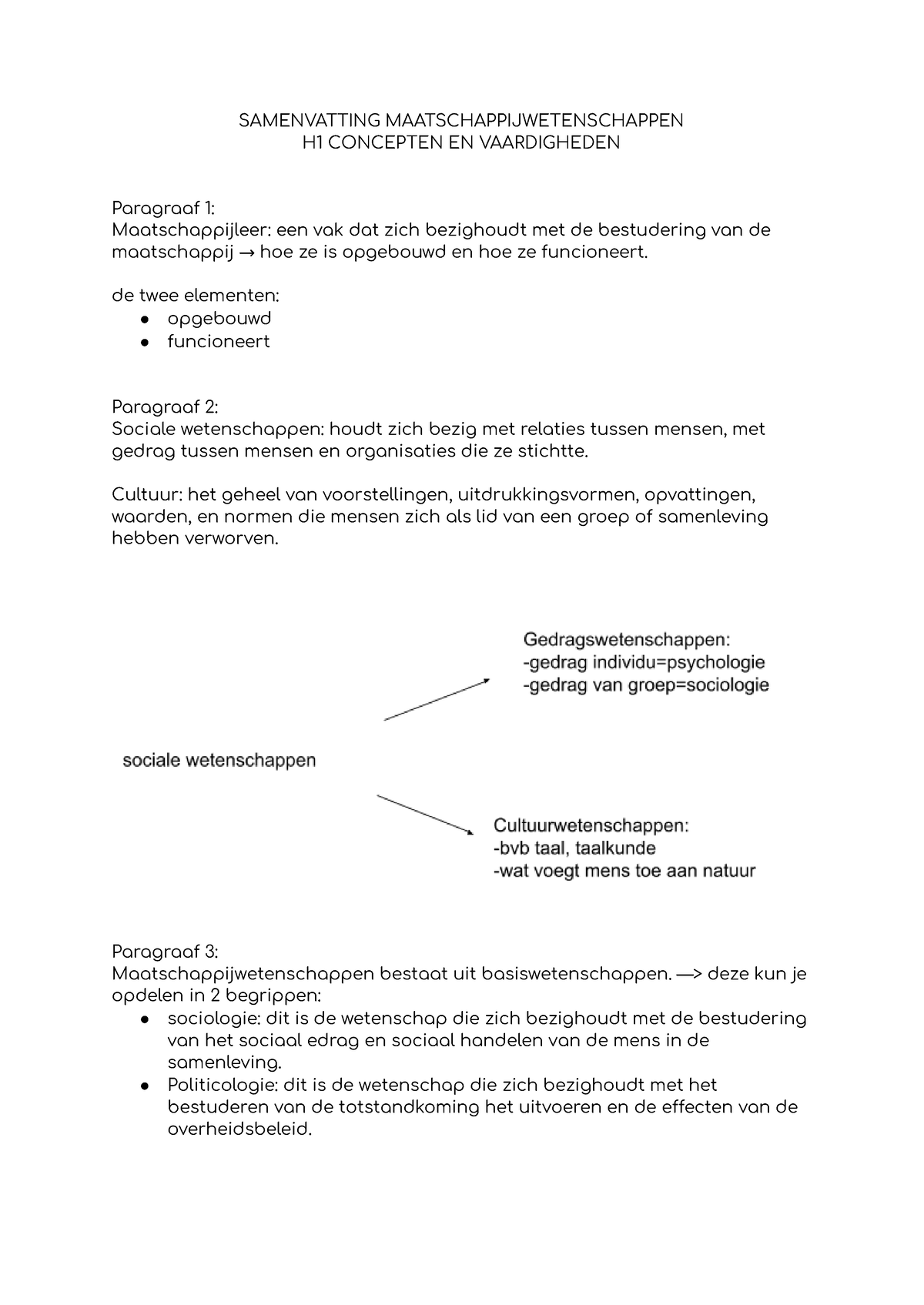 Samenvatting Maatschappijwetenschappen H1 Concepten En Vaardigheden ...