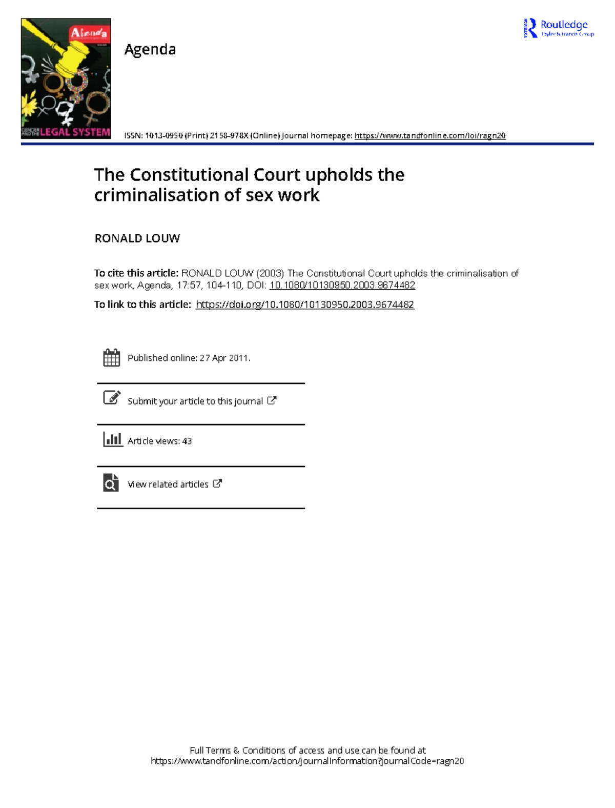 The Constitutional Court Upholds The Criminalisation Of Sex Work 1080