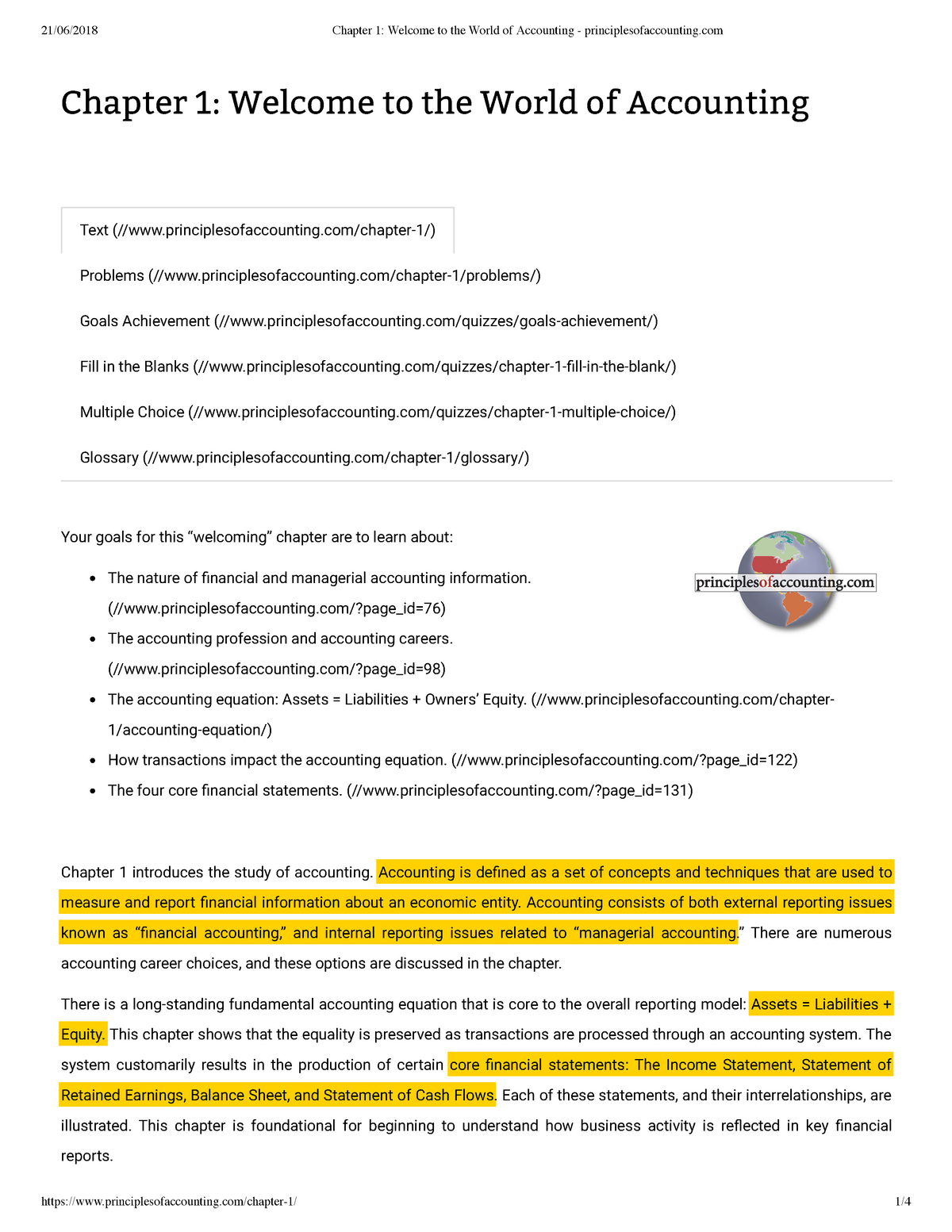 Chapters 1 - 3 - Extra Notes - Chapter 1: Welcome To The World Of ...