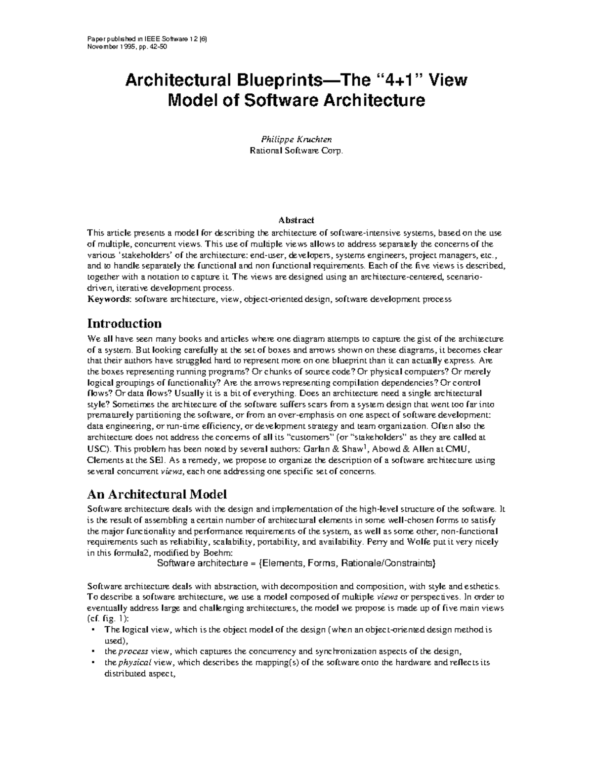 ieee research paper on architecture