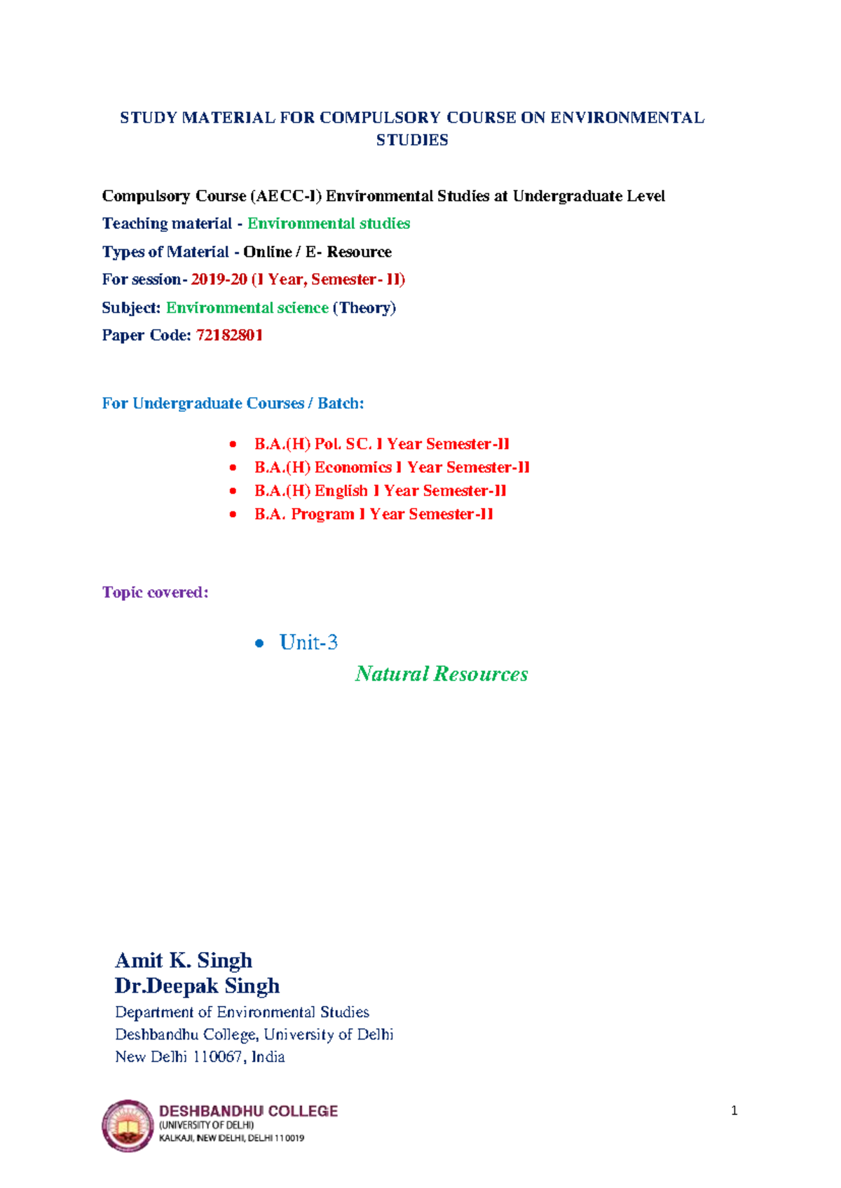 1587401677 BA(H)-Psc-Eco-Eng-BA(P)-II-Natural Resource - STUDY MATERIAL ...